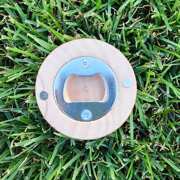 Laser Engraved Magnetic Bottle Opener - "Fireworks Expert" - Picture 6 of 7